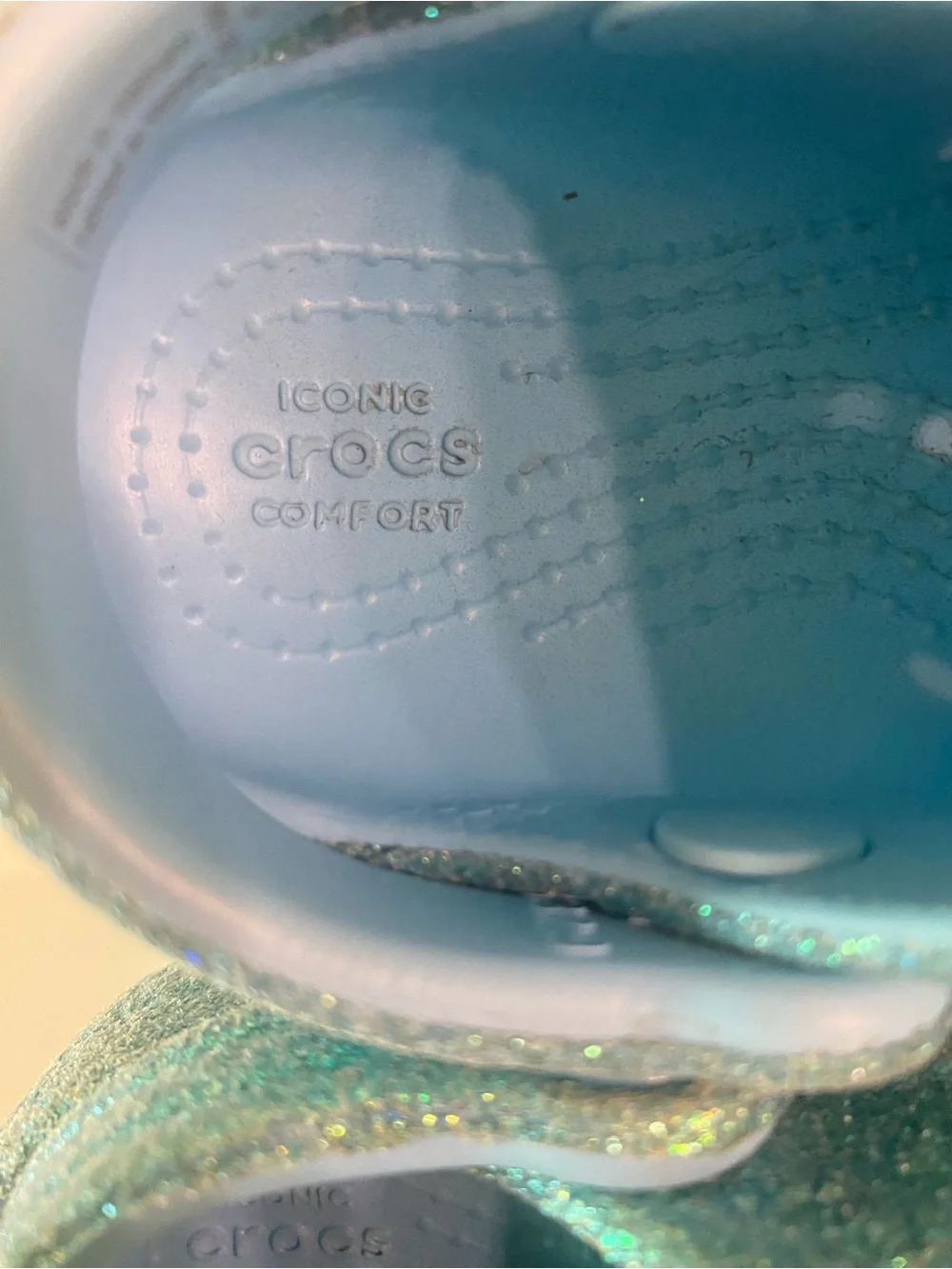CROCS sparkling teal